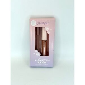 ColourPop What a Sleigh Lip Duo Set Oh Snap Pencil + Sugar Cookie Glossy Lip NIB